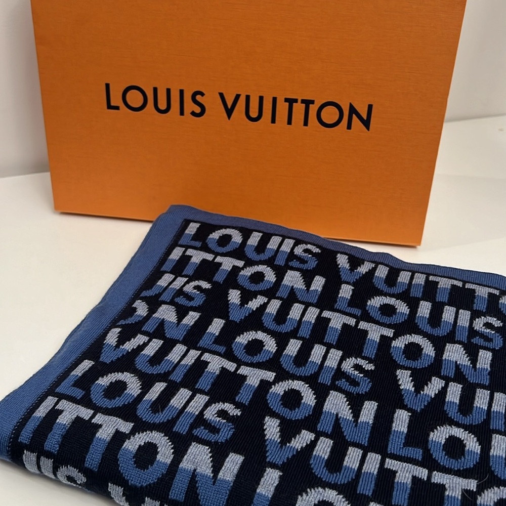 Louis Vuitton Scarf Wool 68” x 12.5” - Picture 8 of 8